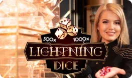 Casinia Casino offre il gioco online Lightning Dice